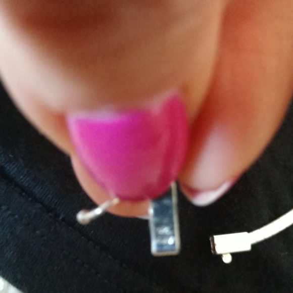 925 Italian silver necklace 15" - Picture 4 of 4